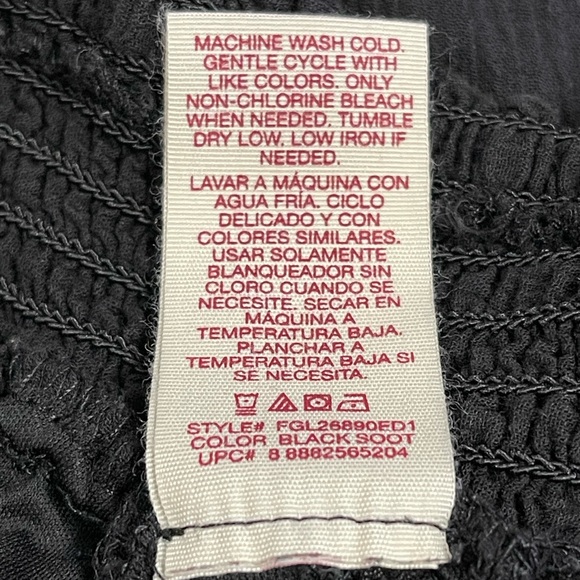 Faded Glory Black Lined Skirt XXL/20 - Picture 8 of 8